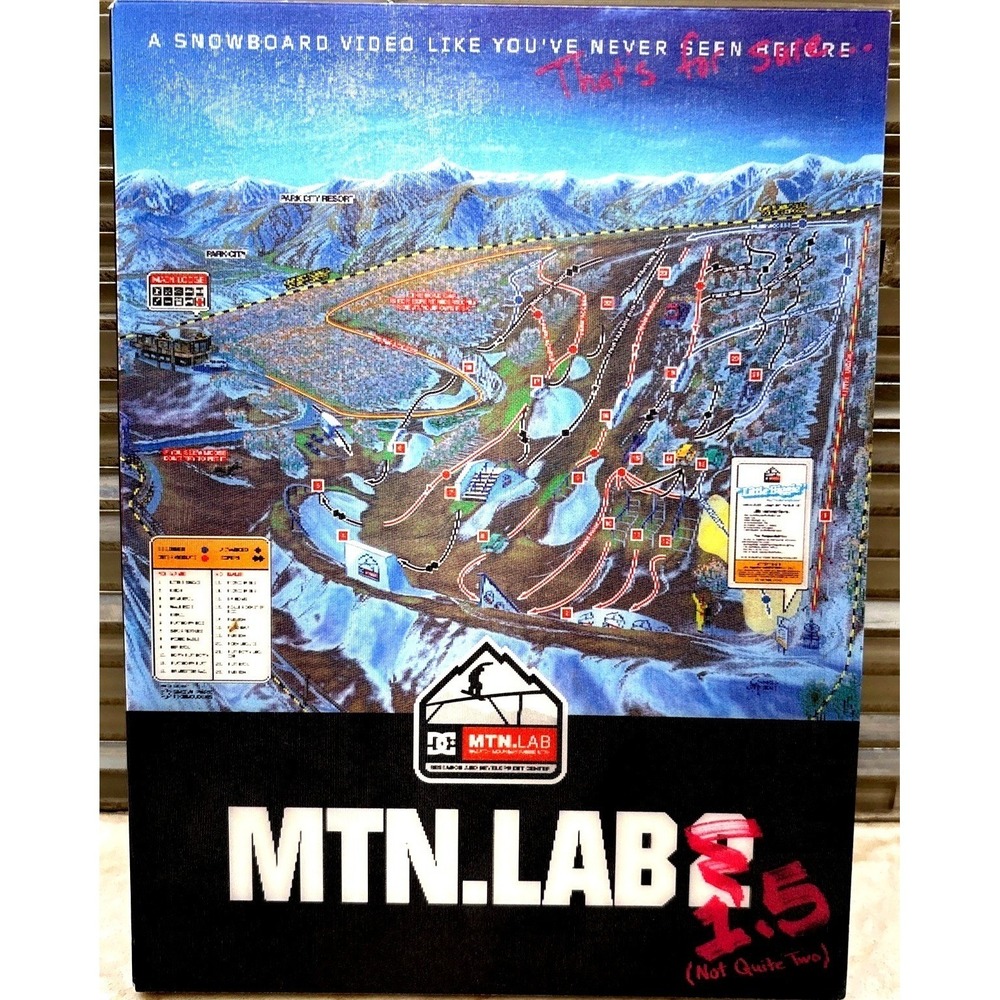 DC Shoes MTN.LAB 1.5 Snowboarding DVD 2007 Travis Rice Ken Block Movie